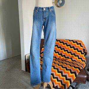 Y2K True Religion 803 Western Low Rise Jeans